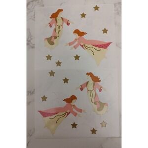 Mrs. Grossman's Christmas Angel Sticker Lot 2 Mods Sheets Vintage 4x3.25 Inch S1